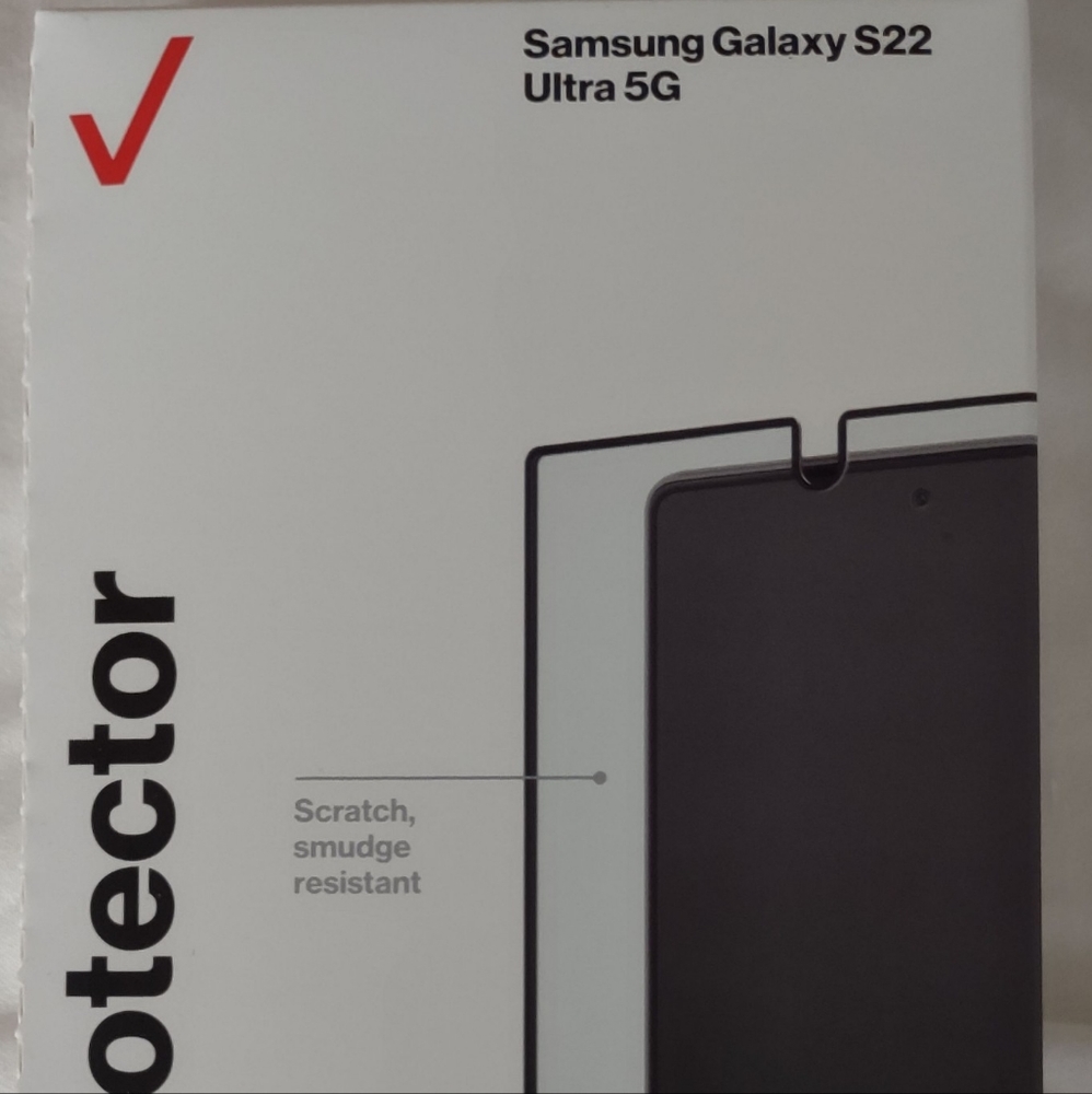 Brand New Verzion Wireless brand screen protector for S22 Ultra